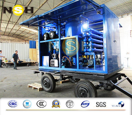 Portable High-Vacuum Insulating Oil Purifier Machine Dielectric Transformer Fluid Treatment System