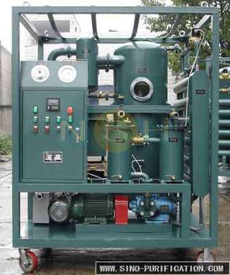 Double Stage Vacuum Transformer Oil Filter 3000L/H Treatment Machine 40Kw