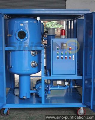 6000L/H 380V Carbon Steel Turbine Oil Purifier with Electric Heating and High Water Degassing Efficiency