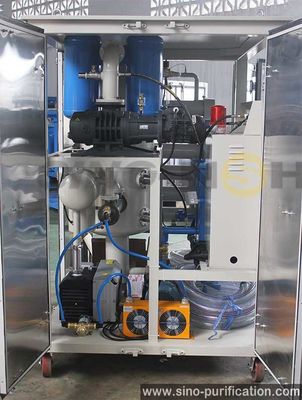 Mobile Trailer Transformer Insulating Oil Purifier 18000LPH Vacuum Dehydration Degassing System