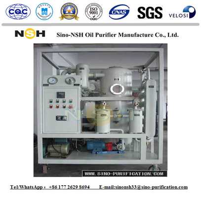 Transformer 40 Kw Vacuum Oil Purifier Filter Machine 1800L/H Double Stage
