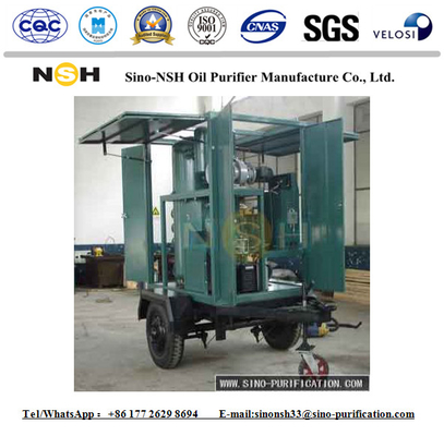 380v Vacuum Transformer Oil Purifier 1800L / H Mobile Oil Filtration Unit