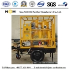 Mobile 30000L / H Transformer Oil Filtration With Trailer Vacuum Purifier Equipment