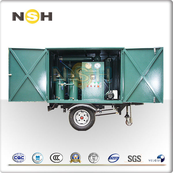 Compact Mobile Insulation Oil Purifier Dielectric Strength Enhancement Purification System