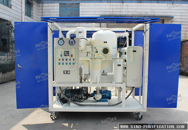 Power Transformer Substation Vacuum Oil Purifier Mobile Type For Outdoor