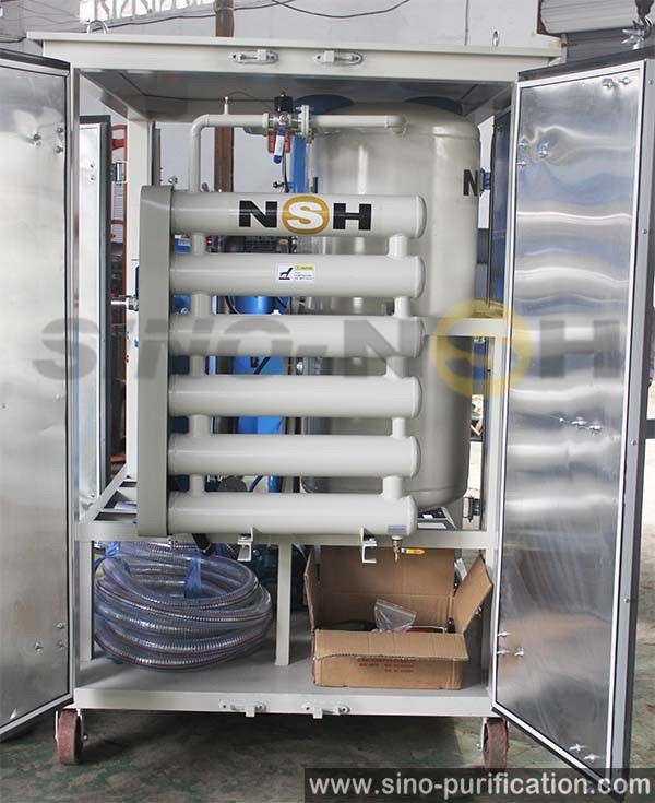 Mobile Trailer Transformer Insulating Oil Purifier 18000LPH Vacuum Dehydration Degassing System