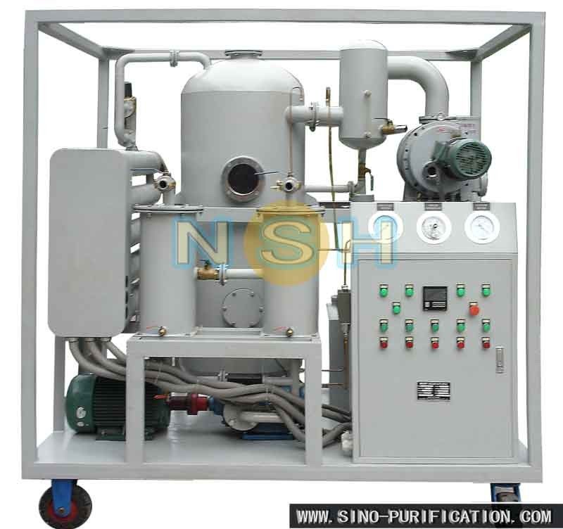 Double-Stage Vacuum Transformer Insulation Oil Purifier Dielectric Fluid Treatment Machine