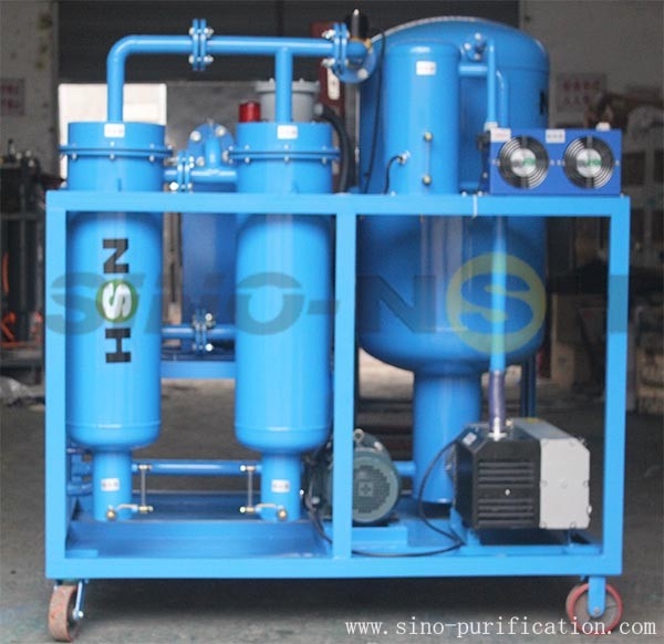 Automatic With Touch Screen Dehydration 103kw Vacuum Turbine Oil Purifier