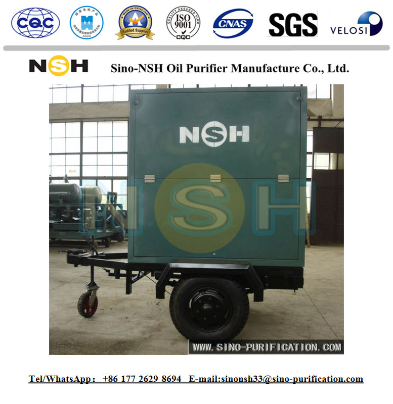380v Vacuum Transformer Oil Purifier 1800L / H Mobile Oil Filtration Unit