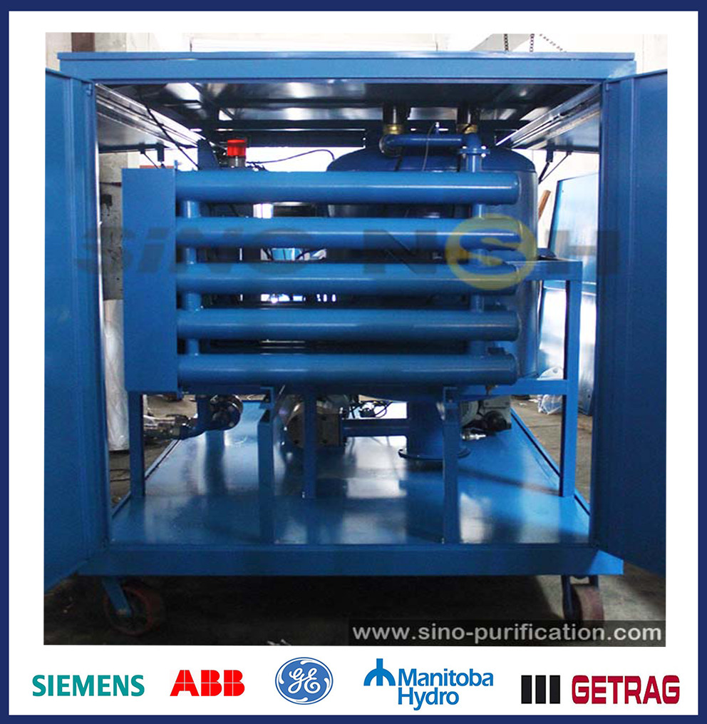 12000L/H Flow Rate Turbine Oil Purifier with Carbon Steel Construction and Vacuum Separation Technology