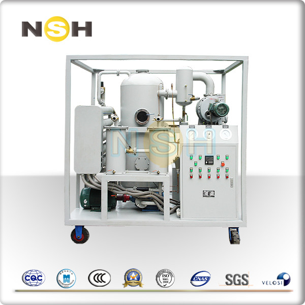 Double-Stage High-Vacuum Insulation Oil Purifier Machine 380V Three-Phase Industrial Transformer System