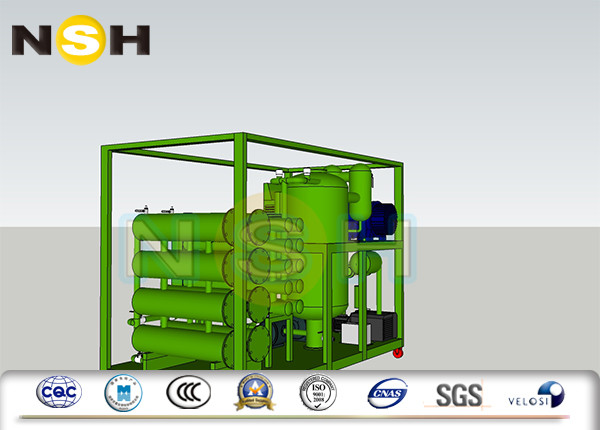 Stationary Carbon Steel Transformer Oil Purifier BDV Enhancement Insulating Fluid Treatment
