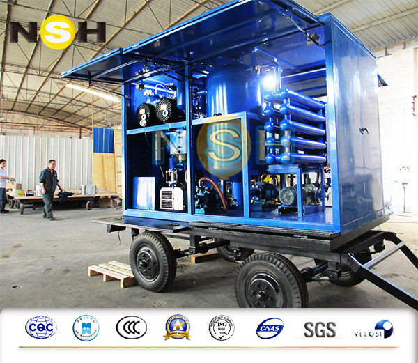 Transformer Mobile Insulation Oil Purifier Filtration Unit Double-Stage Vacuum Degassing System