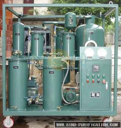 LV Series 35 KW Vacuum Lubrication Oil Filter with Multifunction, Capacity 1800L/H