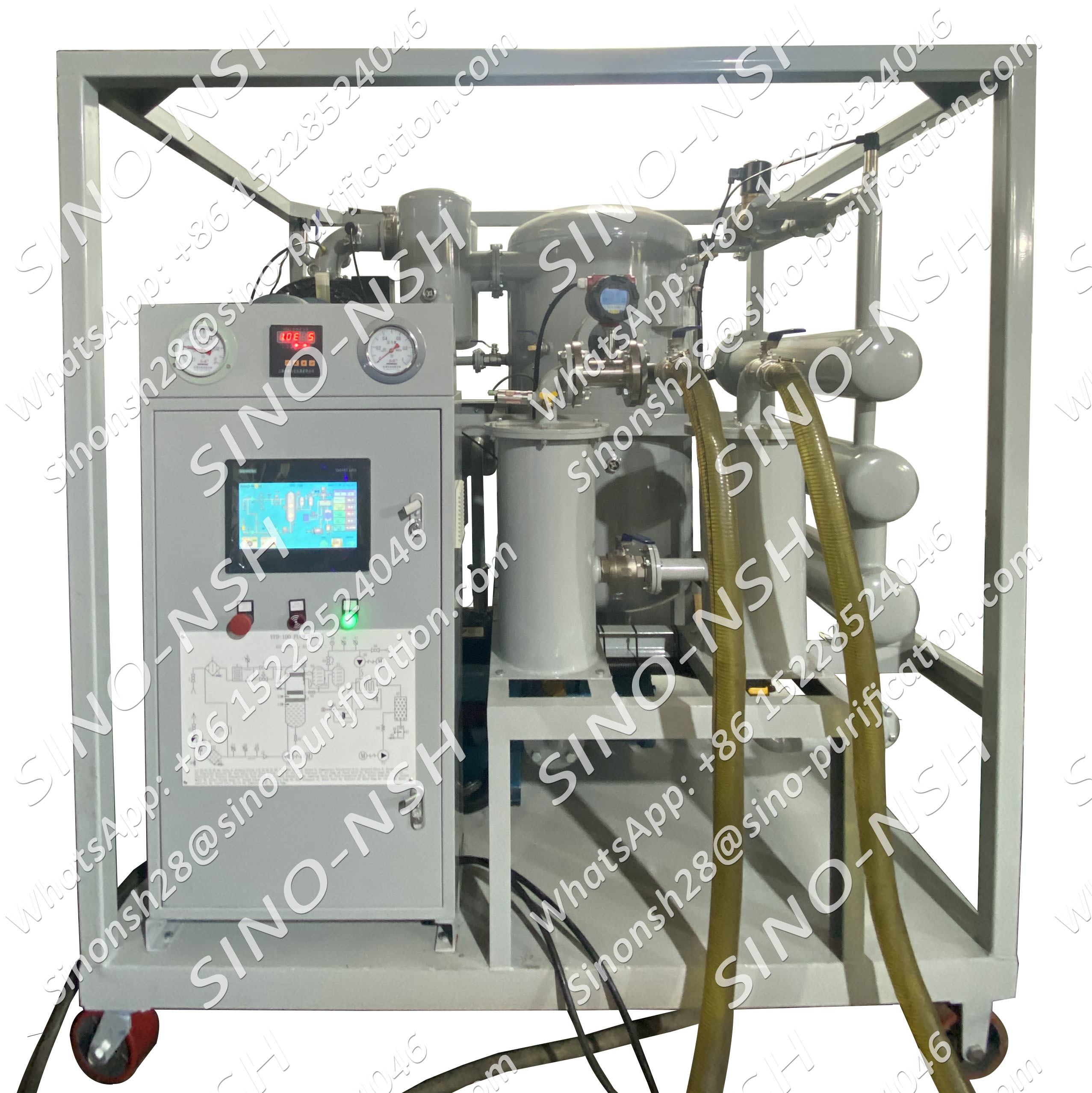 Fully Automatic Transformer Oil Purifier With Touch Screen 1800 To 18000 Liter Per Hour
