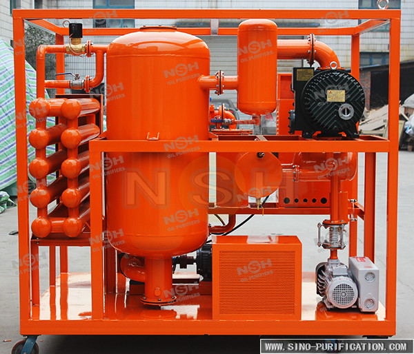 1080 M3 / Hour Vacuum Pump System For Insulating Oil Dehydration Machine
