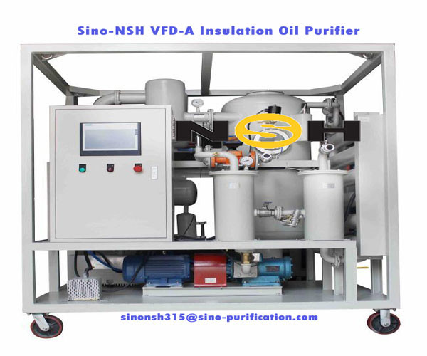 Sino-NSH VFD-Series Vacuum Insulation Oil Purifier Transformer Fluid Dehydration Treatment System
