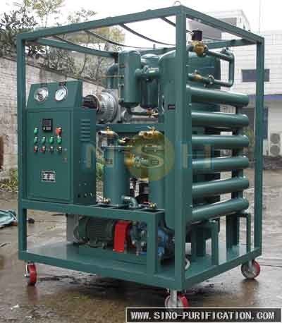 100kW High-Voltage 9000LPH Double-Stage Vacuum Insulation Oil Purifier Industrial Treatment System