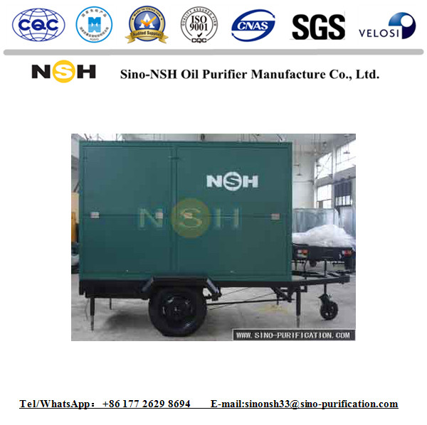 Mobile Transformer Oil Regeneration 30000L / H Purifier Double Stage Filtration Machine